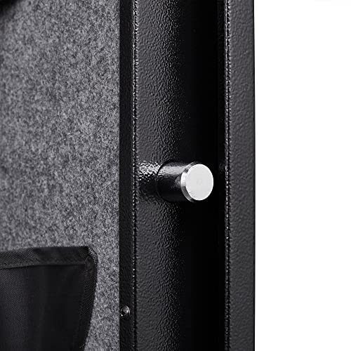 Rifle Safe Cabinet with Digital Keypad for Shotgun, Black J401889