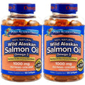 2 Pack | Pure Alaska Omega Wild Salmon Oil 1,000 mg Softgel, 180 Ct