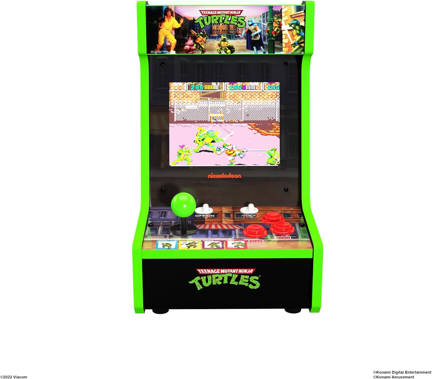 Arcade1UP Teenage Mutant Ninja Turtles Countercade 2-in-1 Arcade Machine J881148