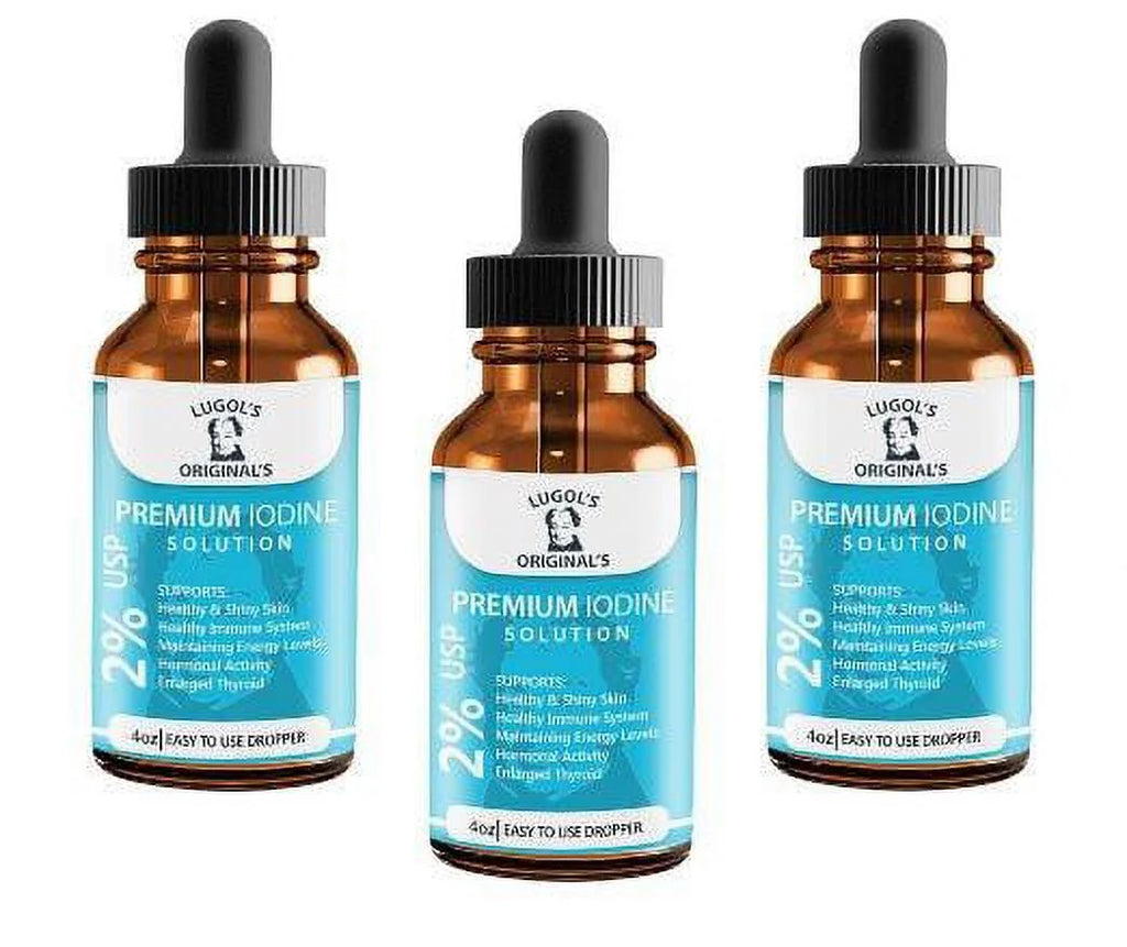 2% Lugols Iodine Solution Drops 4 oz T98960