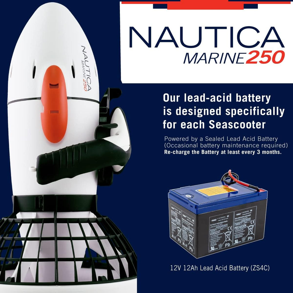 Nautica Marine 250 Underwater Seascooter for Snorkeling N1879