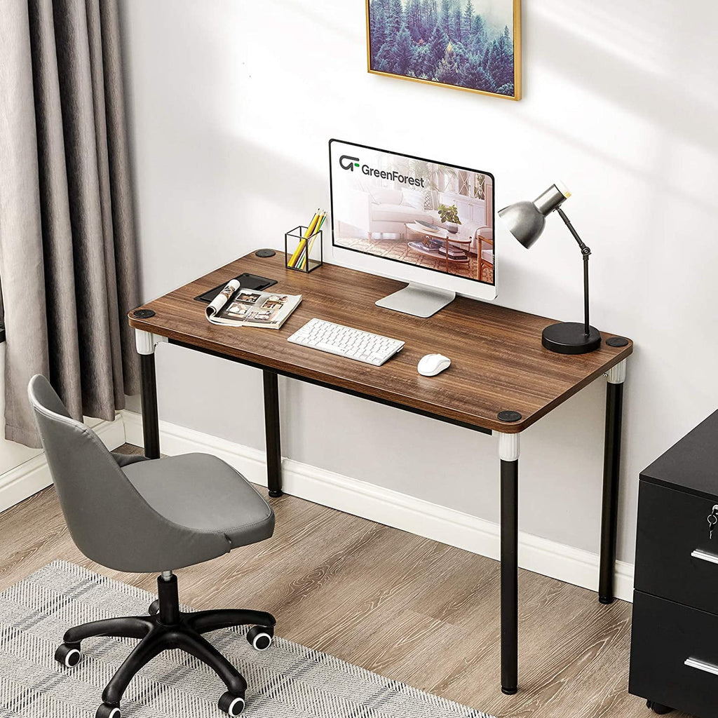Walnut Computer Desk 47" for Home Office Writing N1815