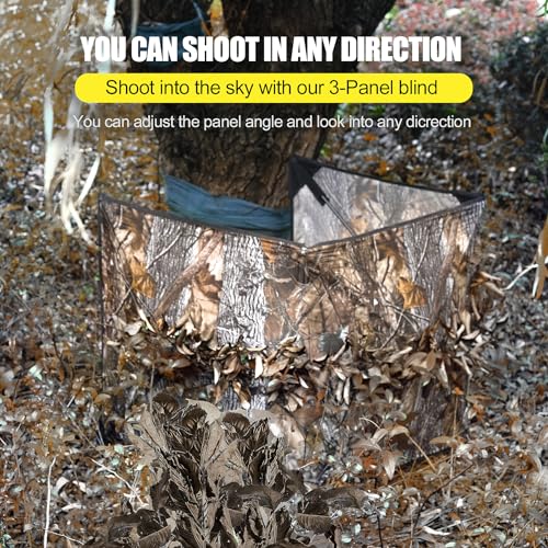 Pop Up Ground Blind for Duck Turkey Deer Hunting D75428