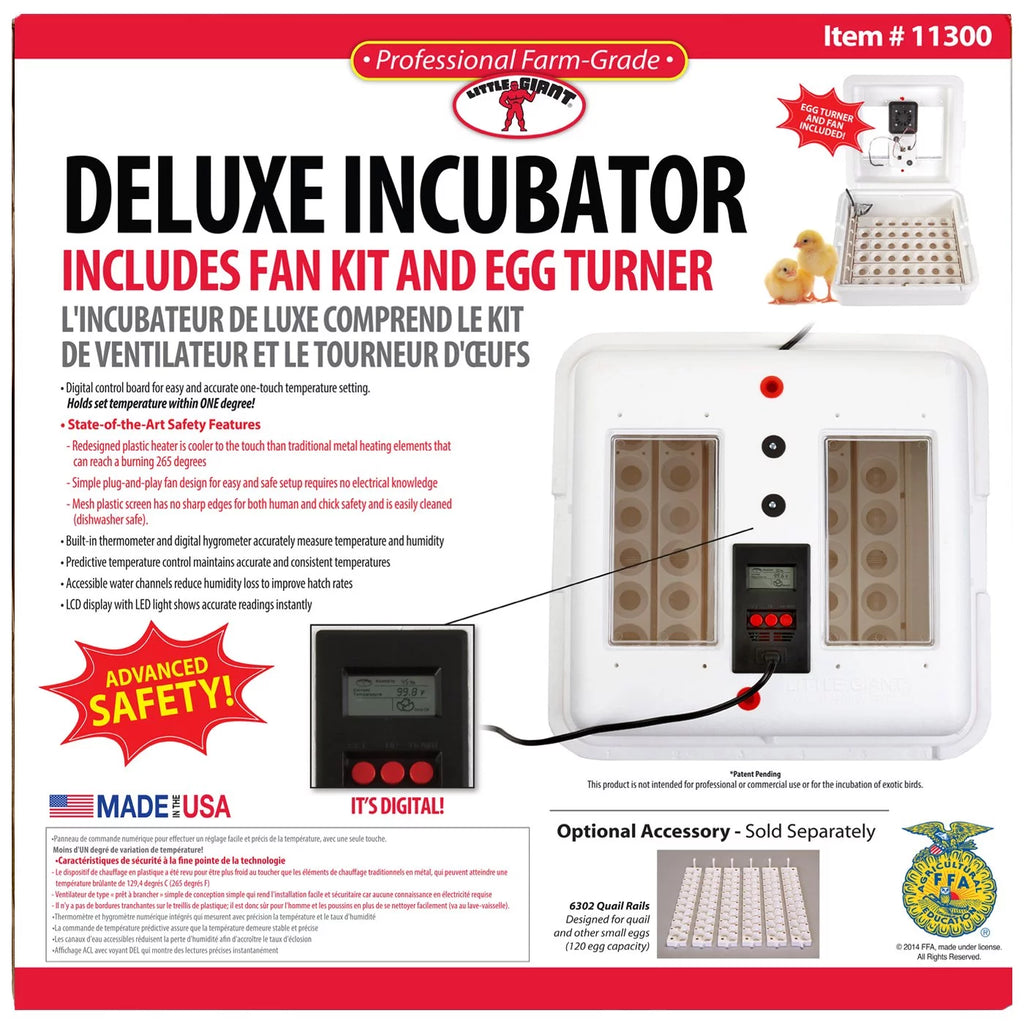 Miller Manufacturing Deluxe Circulated Air Incubator with Egg Turner A482706