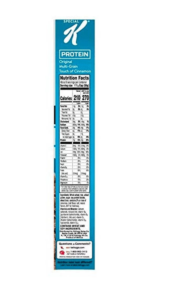 Special K Protein Cereal 12.5 oz, Pack of 4 D6067