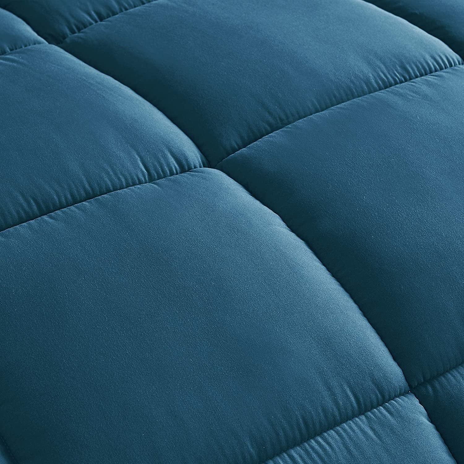 Chezmoi Collection Teal Down Alternative Comforter Queen 3-Piece Set J62383
