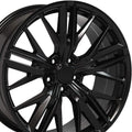 OE Wheels LLC 20 inch Rim Fits 5x120 Camaro CV25 20x8.5 Satin Black Wheels Hollander: 5773