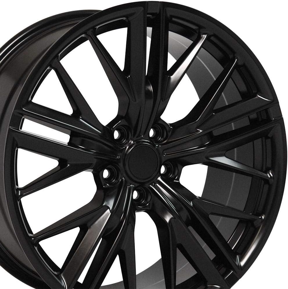 OE Wheels LLC 20 inch Rim Fits 5x120 Camaro CV25 20x8.5 Satin Black Wheels Hollander: 5773