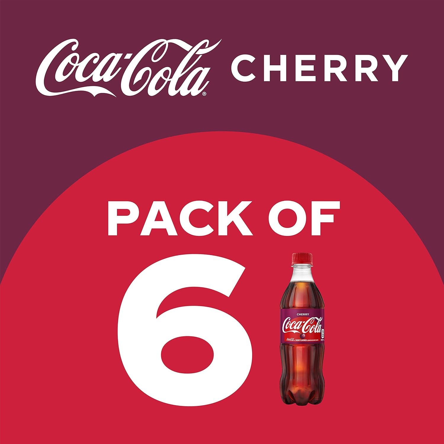 Coca-Cola Cherry Soda Soft Drink, 16.9 fl oz, 12 Pack