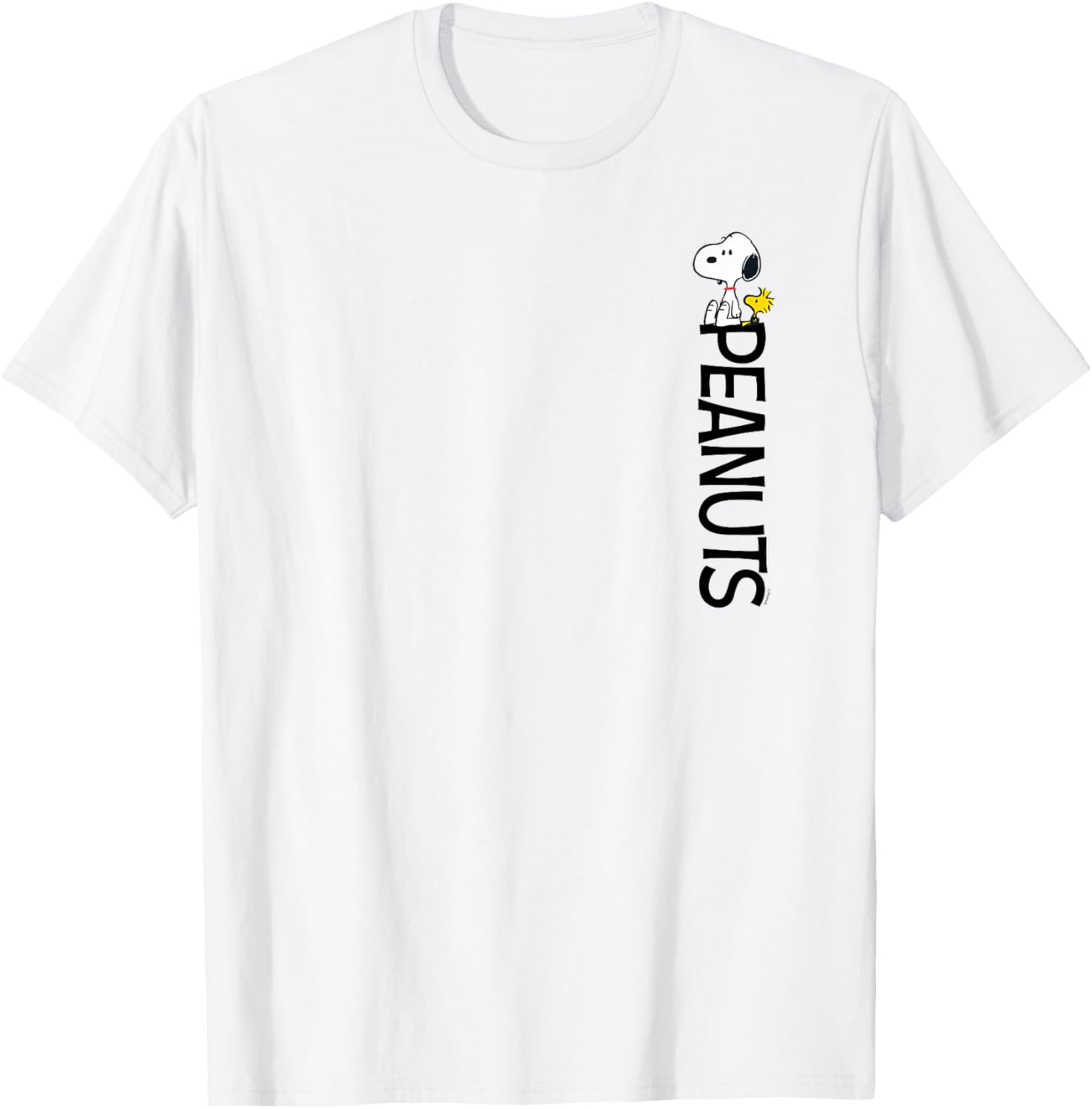 Peanuts - Woodstock Snoopy Vertical Logo T-Shirt