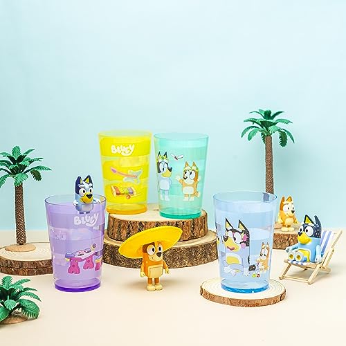 Zak Designs CoComelon Nesting Tumbler Set 14.5 oz 4-Pack Plastic Cups S599