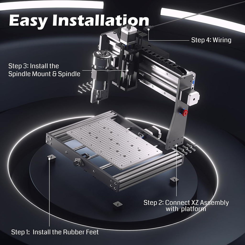 Genmitsu CNC Machine 3020-PRO MAX V2 with 69mm Spindle Holder K635769