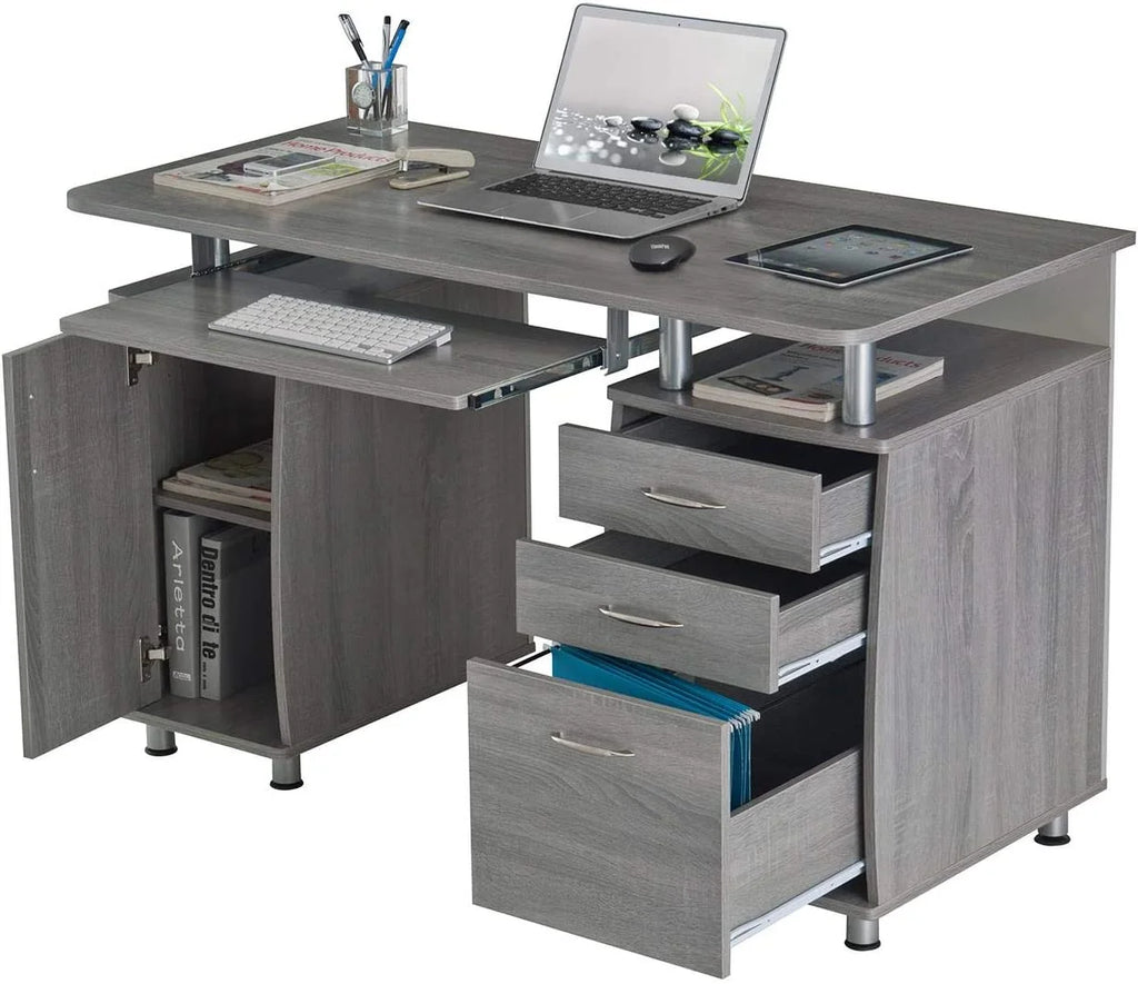 Gray Small Computer Desk E63633