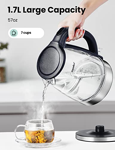 COMFEE' Stainless Steel Electric Kettle, Temperature Control, 1.7 Litres S69649