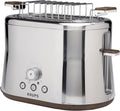 KRUPS KH754 Silver Art Collection 2-Slice Toaster with Bun Warmer and Stainless Steel Housing, Silver
