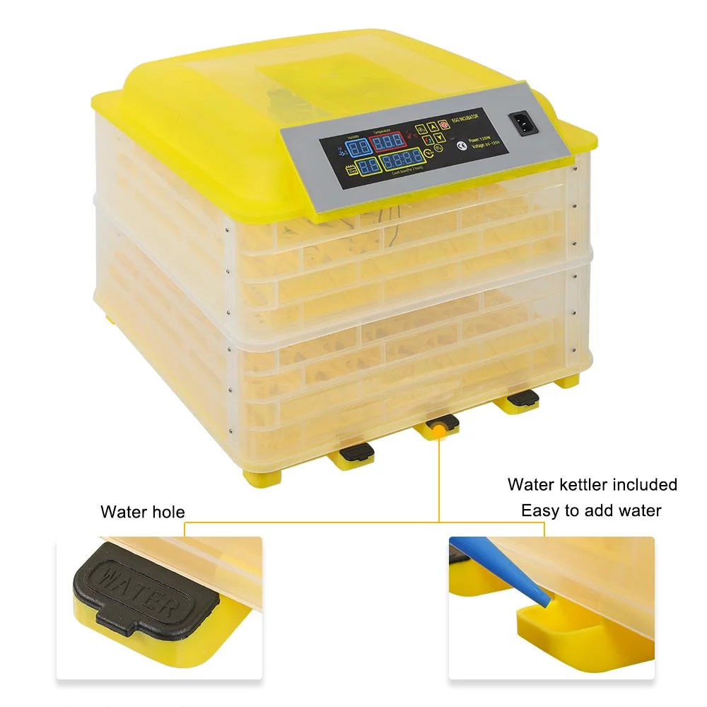UBesGoo 112 Egg Incubator Digital Control Automatic Poultry Hatcher P112072
