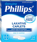 Phillip's Laxative Gentle Occasional Constipation Relief Laxative Caplets, 24 Ct, 3 Pack