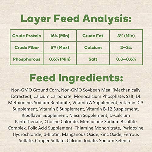 Prairie's Choice Non-GMO Layer Chicken Feed, 25 lbs H92009