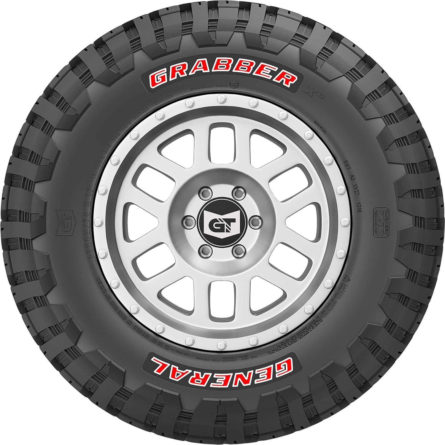 General Grabber X3 All-Terrain Radial Tire 37X13.50R20 L3704