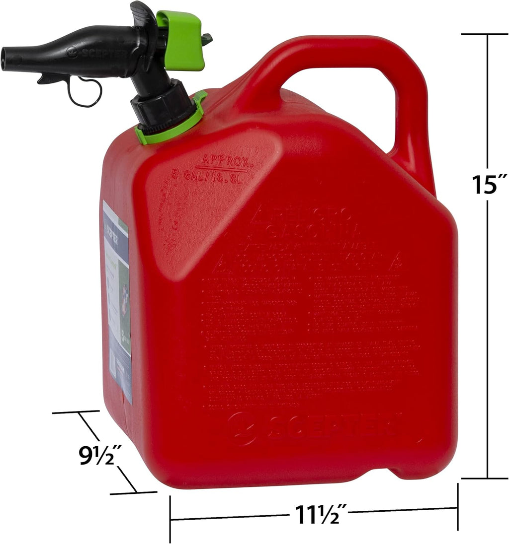 Scepter FSCG552 Fuel Container 5 Gallon with SmartControl Spout N4962