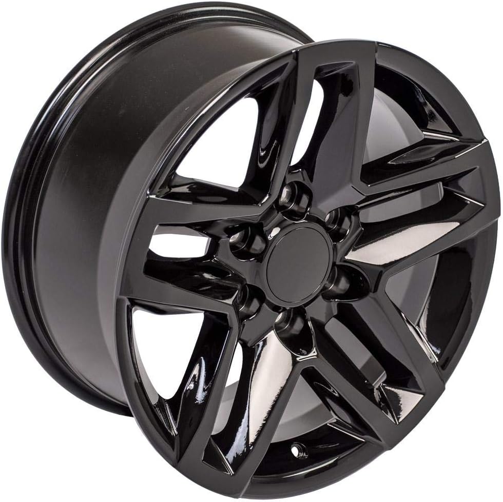 OE Wheels LLC 18x8.5 Black Rim Fits 6x139.7 Silverado Sierra G73323