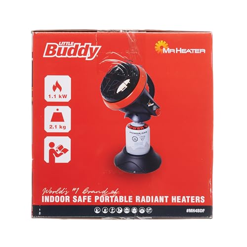 Mr. Heater Portable Buddy with Adaptor for Gas Heating Cartridge R4407