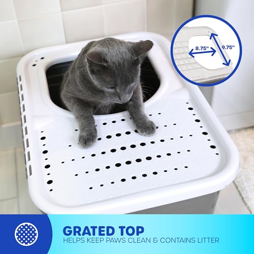 Petmate Top Entry Cat Litter Box with Filter Lid T84094