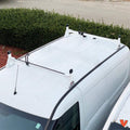 Vantech H1 2 Bar for RAM ProMaster City Steel Ladder roof Rack 2015-On, White