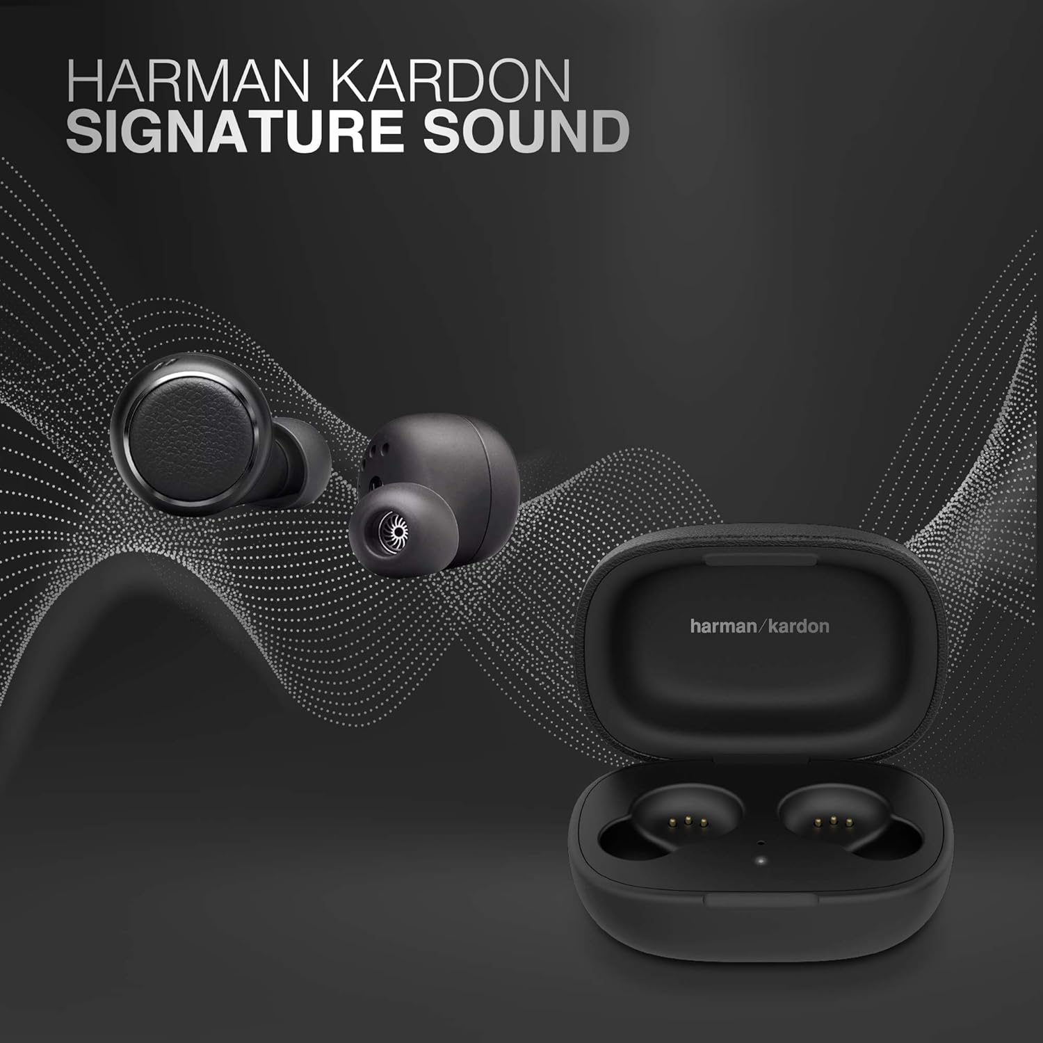 harman/kardon Fly True Wireless Headphones Black (Renewed) R7558