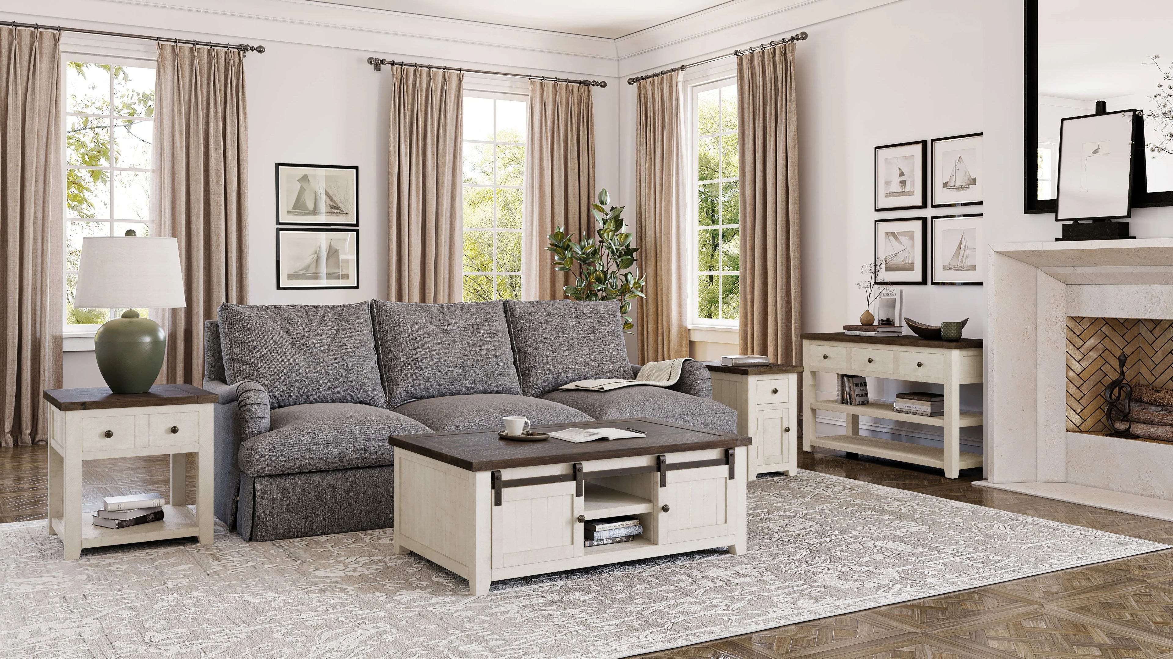 Jofran Madison County Harris 50" Sofa Console Table X9995