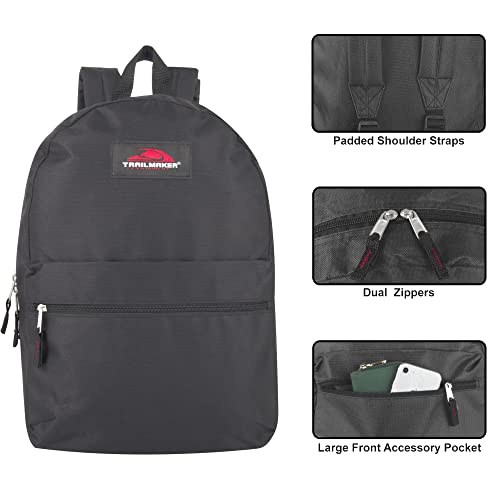 Trailmaker Classic 17 Inch Backpack with Padded Shoulder Straps G276234