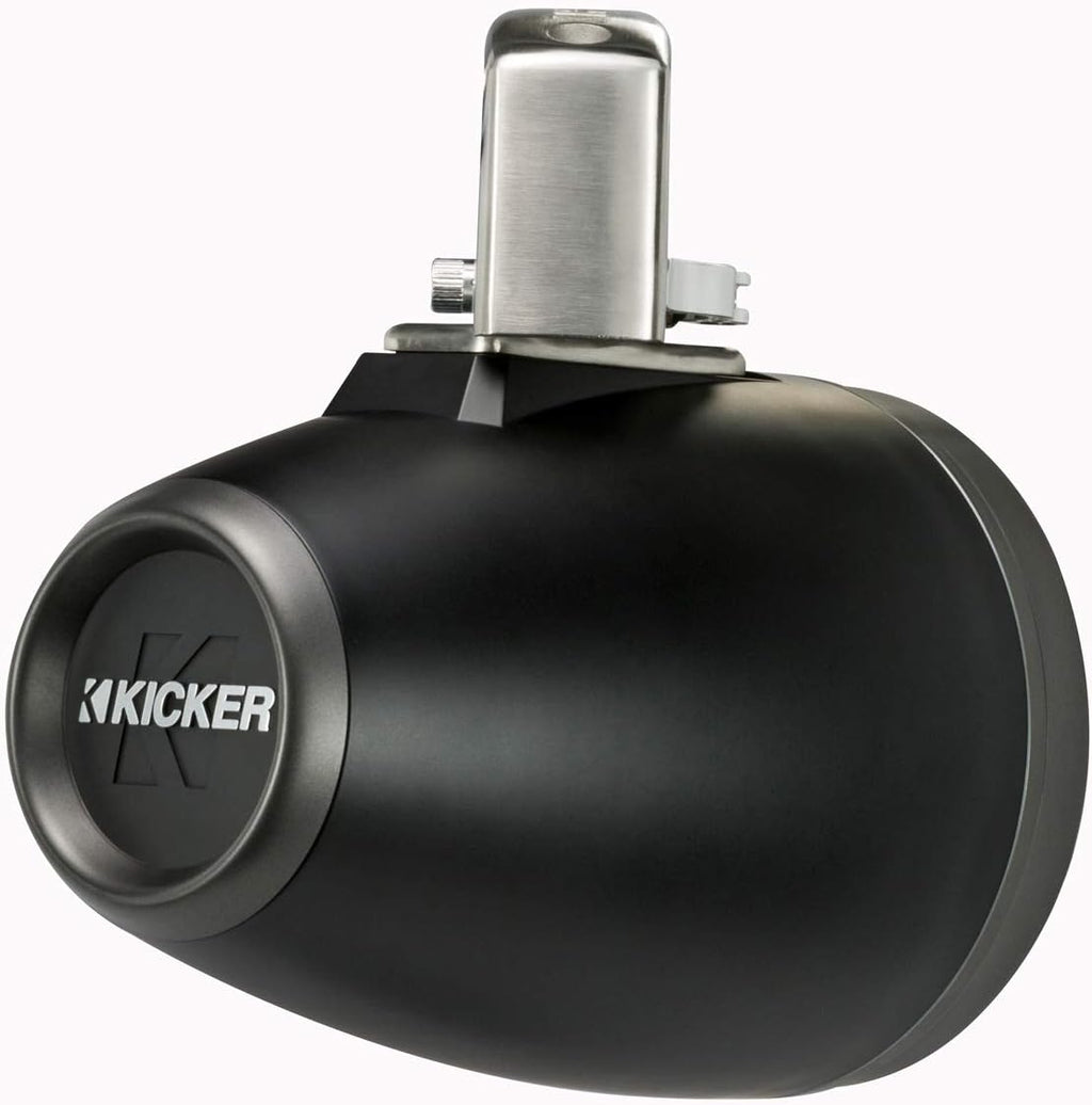 Pair Kicker 45KMTC65 6.5" 390W Marine Tower Speakers with LED O89265