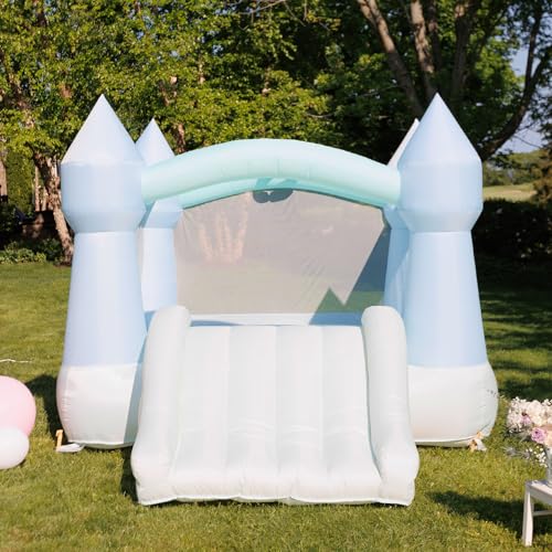 Bounceland Daydreamer Mist Bounce House with Slide, 12 ft x 9 ft x 7 ft, UL Blower Included D965