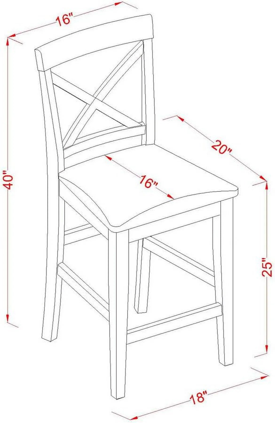Square Kitchen Table and 2 Linen Dining Chairs, 3 Piece Set W9053