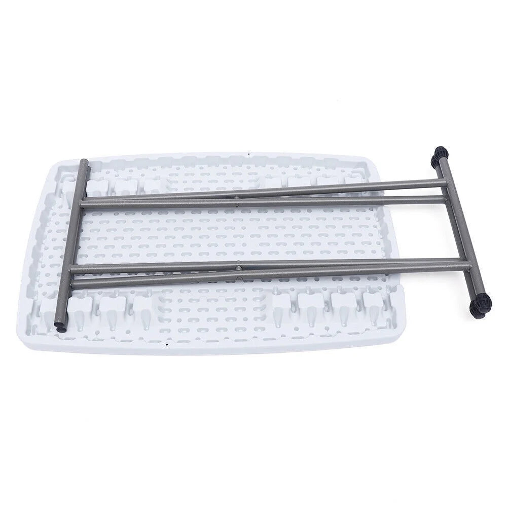 Miumaeov Folding Snack Table with Adjustable Height for Home V54451