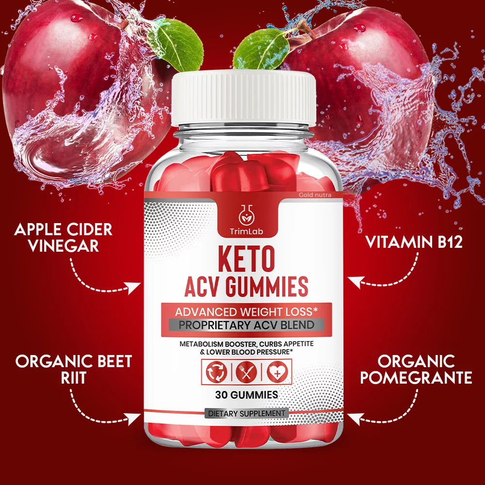 Trim Lab Keto Gummies Weight Loss Supplement, 5 Pack A57033
