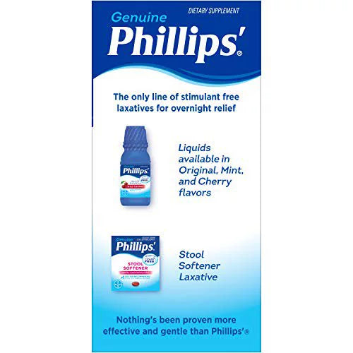 Phillip's Laxative Caplets, Occasional Constipation Relief, 24 Ct, 3 Pack I619618