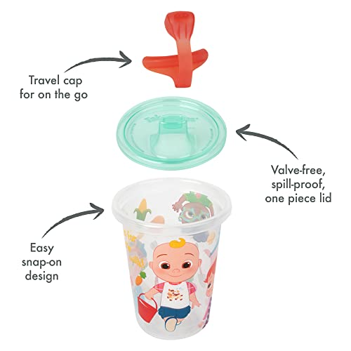 The First Years Cocomelon Take & Toss Toddler Sippy Cups, 10 Oz, 8 Count A444387