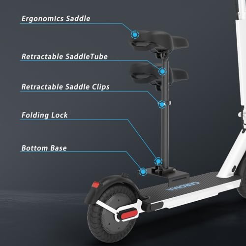 Caroma Electric Scooter for Adults, 500W, 20 MPH, 25 Miles Range, Foldable Y23443