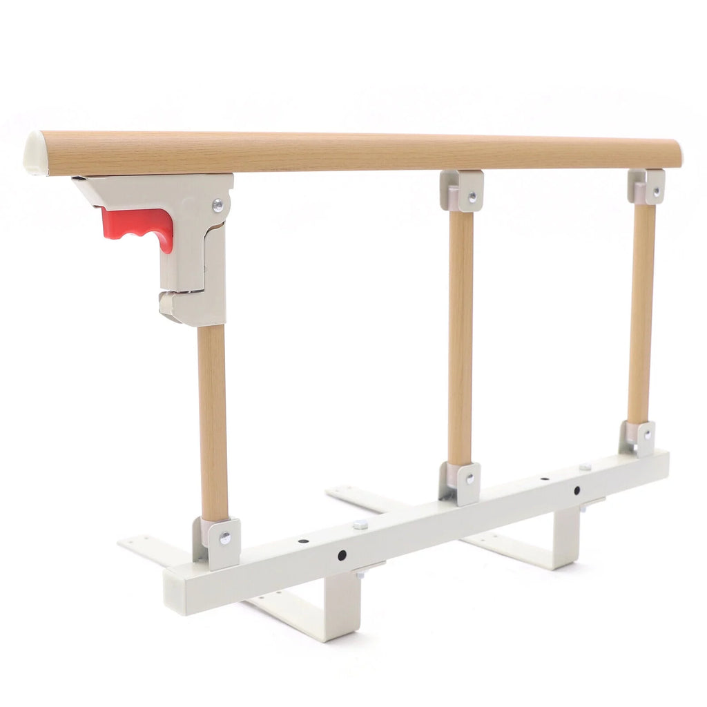 Wuzstar Bed Side Rails Guard Folding Bed Safety Rail Bed Assist Handle for Elderly Adults Seniors