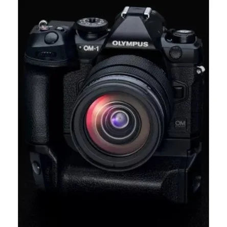 Olympus OM SYSTEM OM-1 20.4MP Mirrorless Camera with Lens, Black J55425