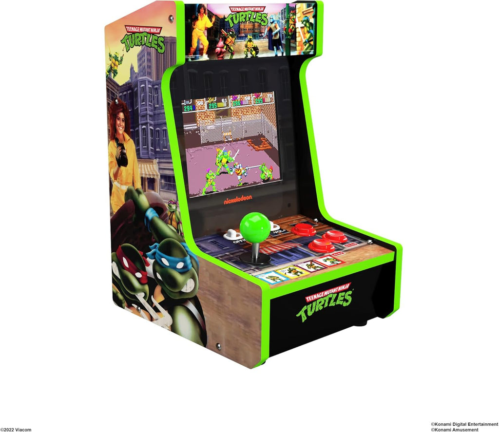 Arcade1UP Teenage Mutant Ninja Turtles Countercade 2 Games in 1