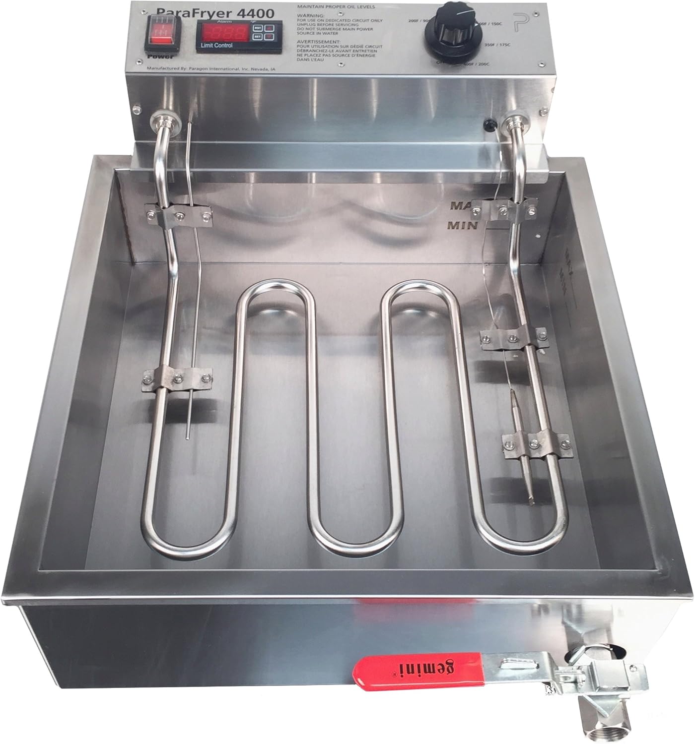 Paragon Commercial Funnel Cake Fryer Machine 4400W 220V Silver U204