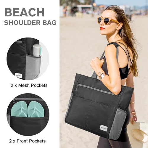 G4Free Waterproof Sandproof Beach Tote Bag for Women W4357