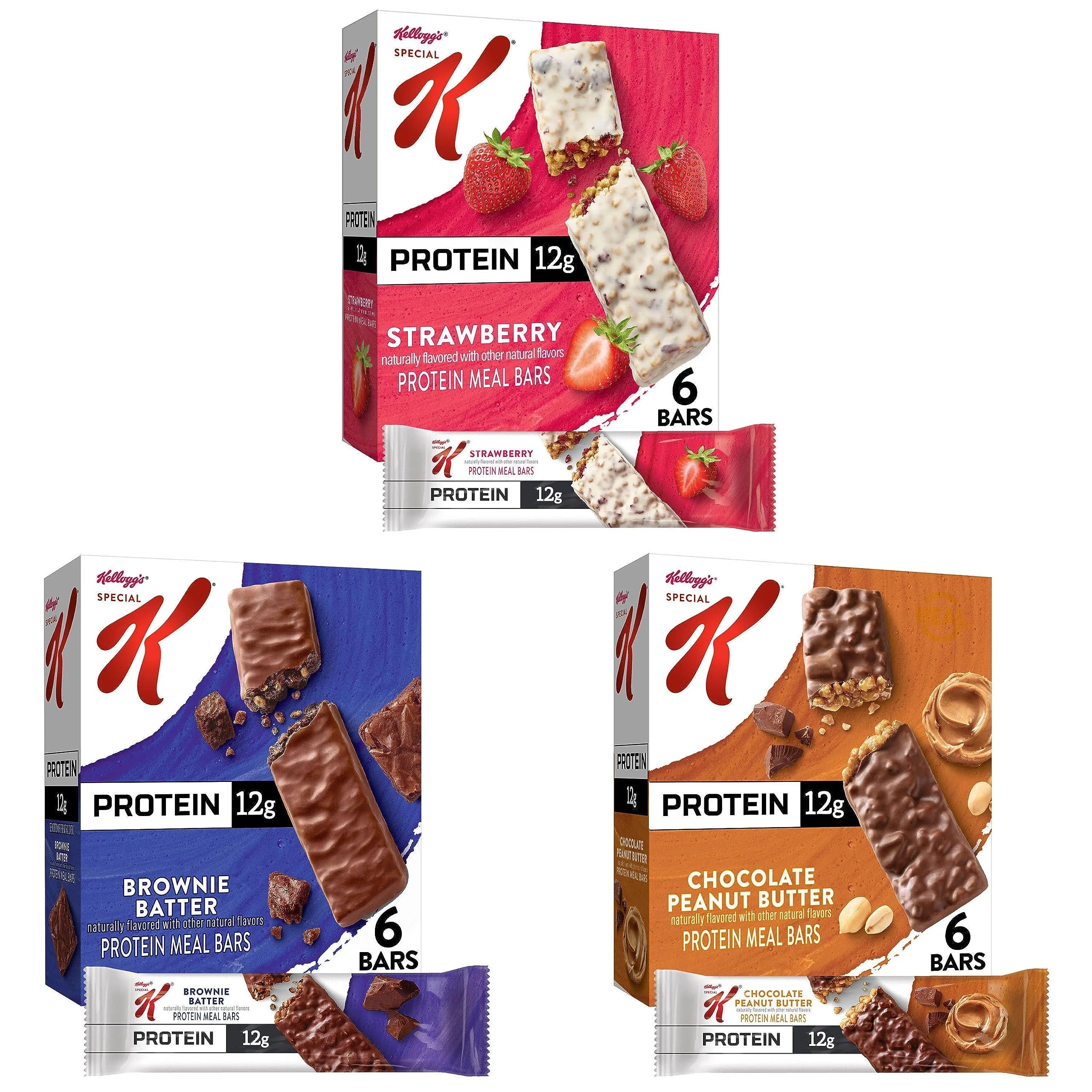 Kellogg's Special K Protein Meal Bars, Variety Pack, 18 Bars S374
