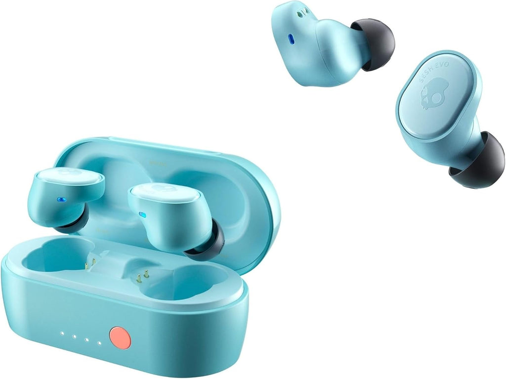 Skullcandy Sesh Evo True Wireless Earbuds with Charging Case (Bleached Blue) U688