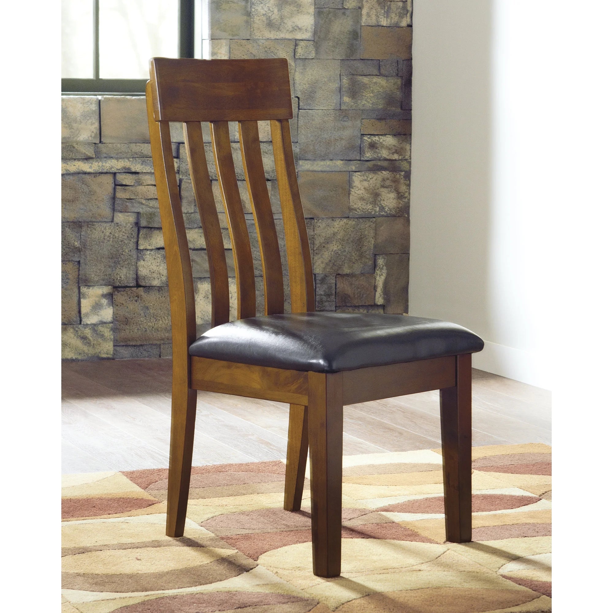Signature Design by Ashley Ralene Rake Back Dining Chair, Set of 2, Brown H267