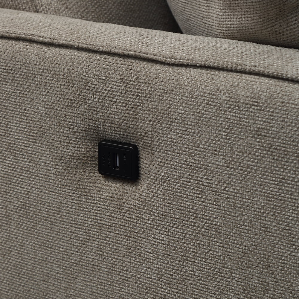 CoSoTower Living Space Sofa 2 Seater Loveseat Waterproof Fabric Cream Z3570