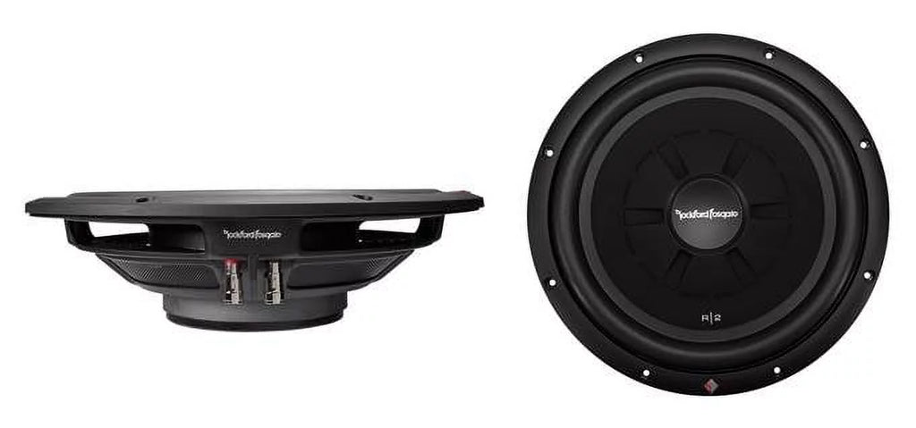 Rockford Fosgate R2SD4-12 12" 4-Ohm Shallow Car Subwoofer Pair D394