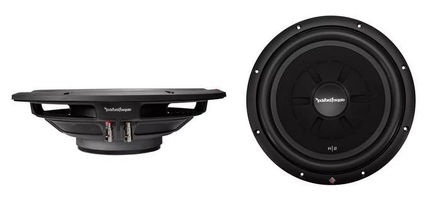 Rockford Fosgate R2SD4-12 12" 4-Ohm Shallow Car Subwoofer Pair D394